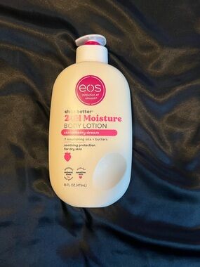 eos Shea Better 24HR Moisture Body Lotion - White & Pink
